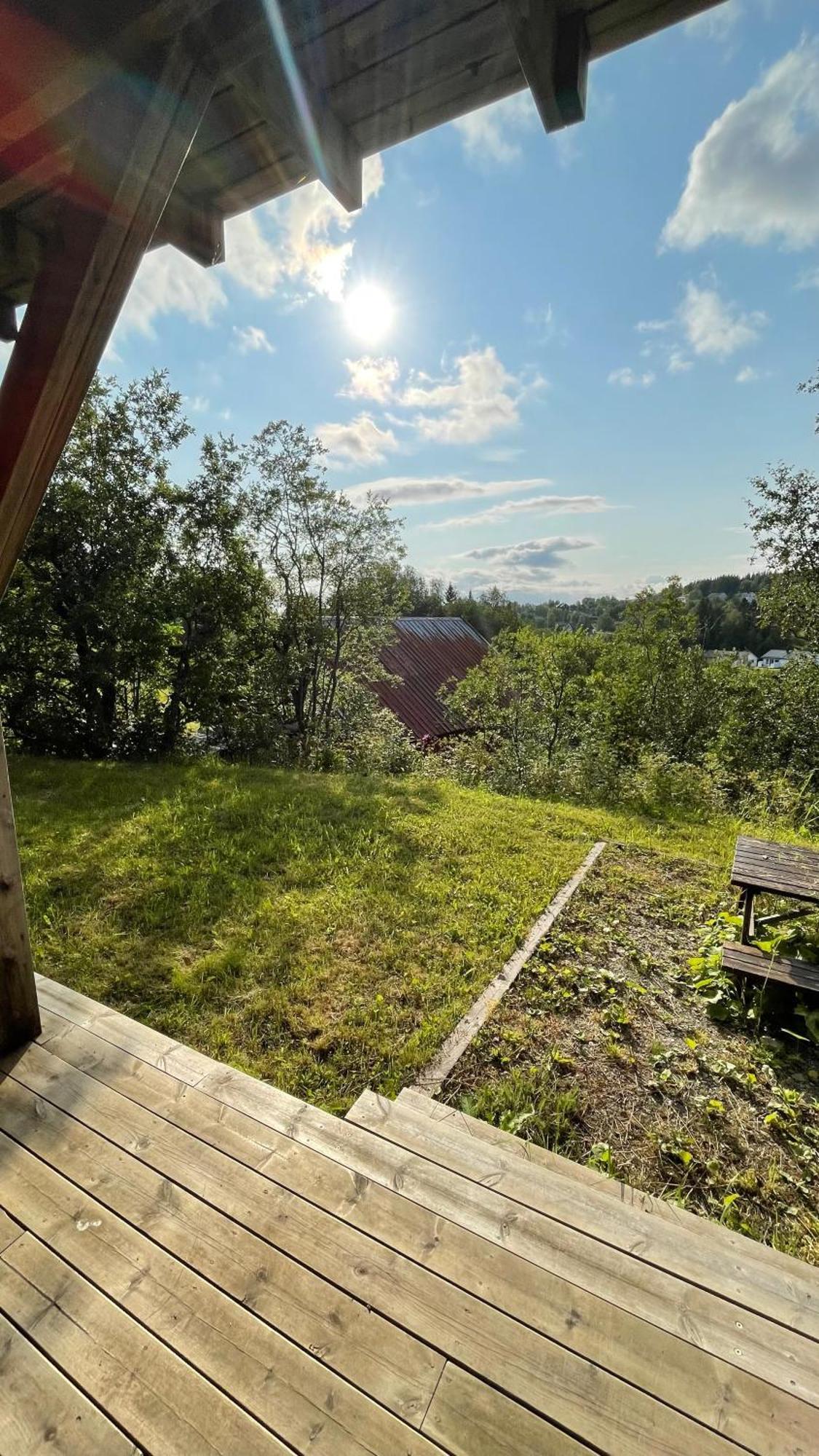 Sentral Og Romslig Leilighet Naert Senja フィンスネス エクステリア 写真